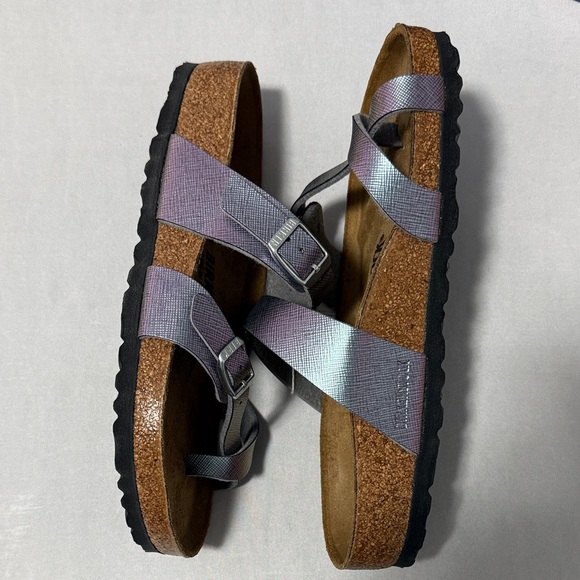 Birkenstock Mayari Birko-flor Iridescent Sandals Size 37 Regular - Picture 5 of 8
